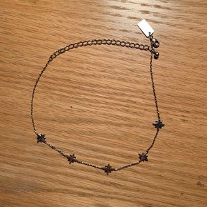 Starlight sliver choker necklace